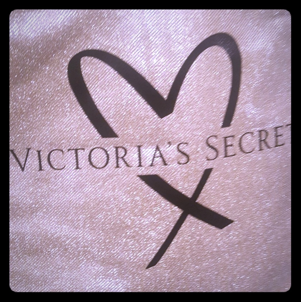 Victoria secret good sequin/ glitter / tote bag